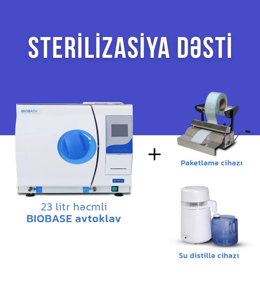 Laboratoriya üçün sterilizasiya dəsti
